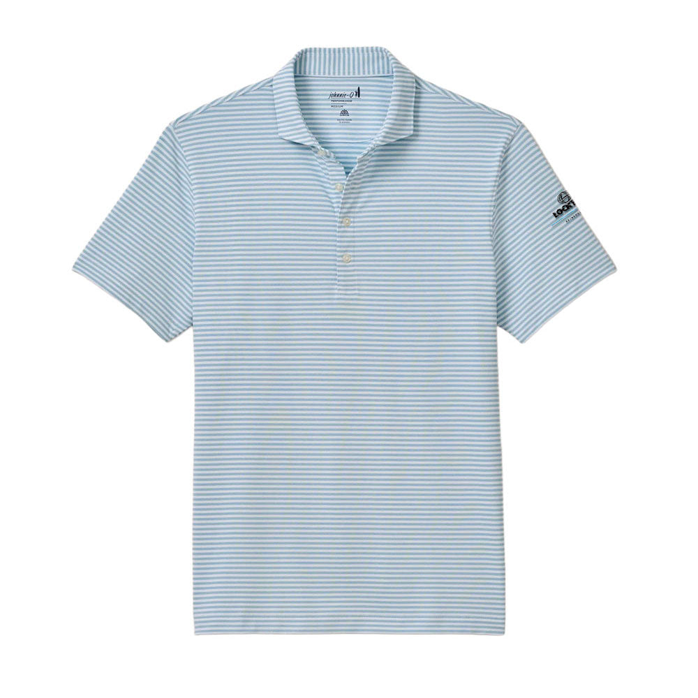 Johnnie-O Performance Mesh Polo - Stetson Stripe