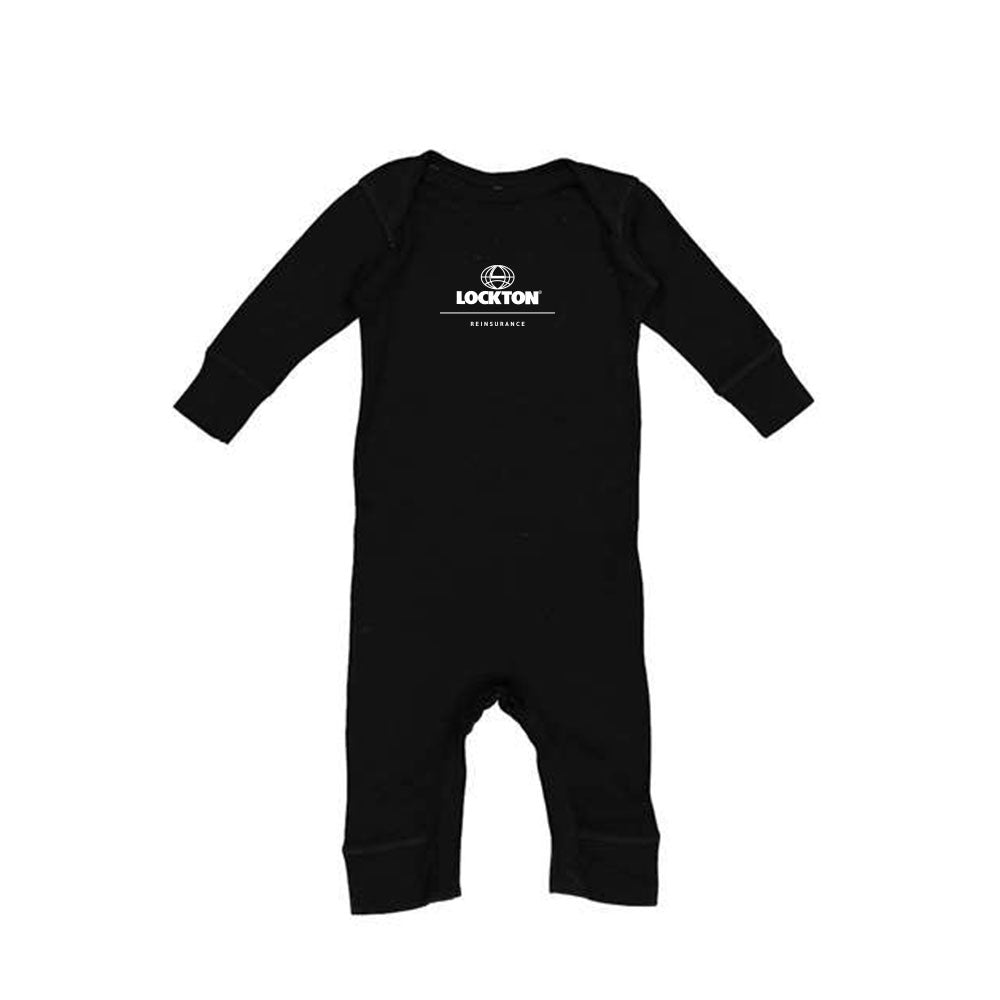 Infant Long-Legged Baby Rib Bodysuit - Black