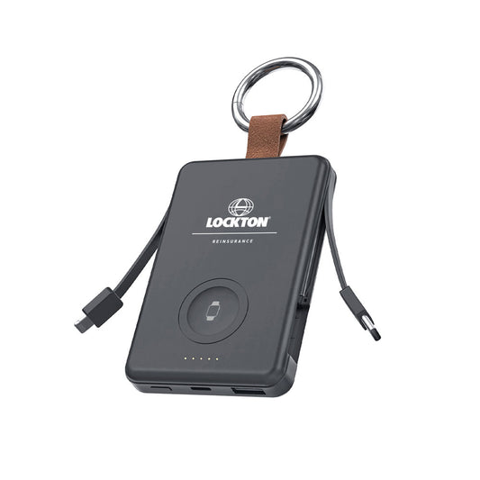 Velanova 5,000 mAh Power Bank with Apple & Samsung Watch Charging