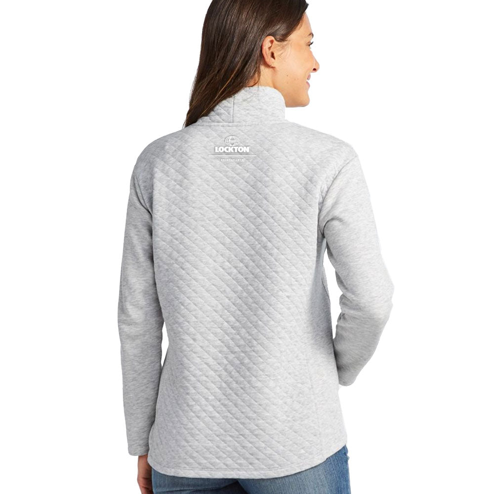 Quilted Sweatshirt Pullover - Womens